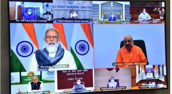 PM Modi, CMs hold meet to review Covid situation, brainstorm vaccine distribution strategy