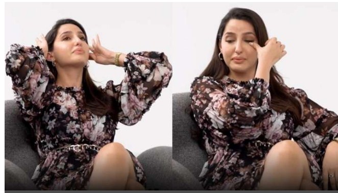 Nora Fatehi breaks down into tears while recalling her struggles in Bollywood