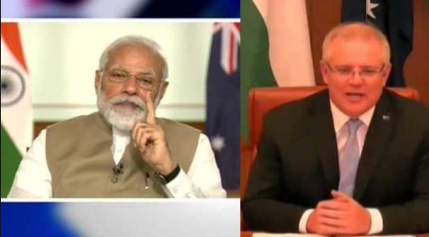 India-Aus ties have always been close: PM Modi on virtual summit