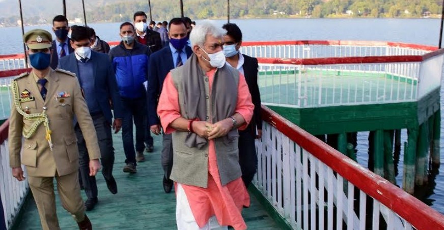 Lt Governor visits Purmandal - Utterbehani and Mansar-Surinsar twin Lakes