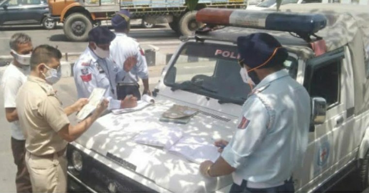Traffic Police City Jammu launches special drive in visible offences