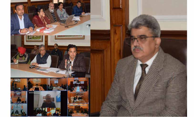 CS reviews progress of ongoing VBSY with DCs & District Prabharis