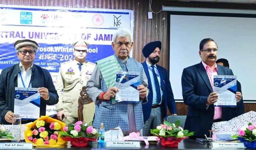 Lt Governor inaugurates 2nd Aerosol Winter School 2024 at Central University of Jammu