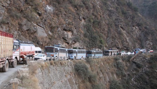 Sgr- Jammu highway to remain closed on Today for traffic movement