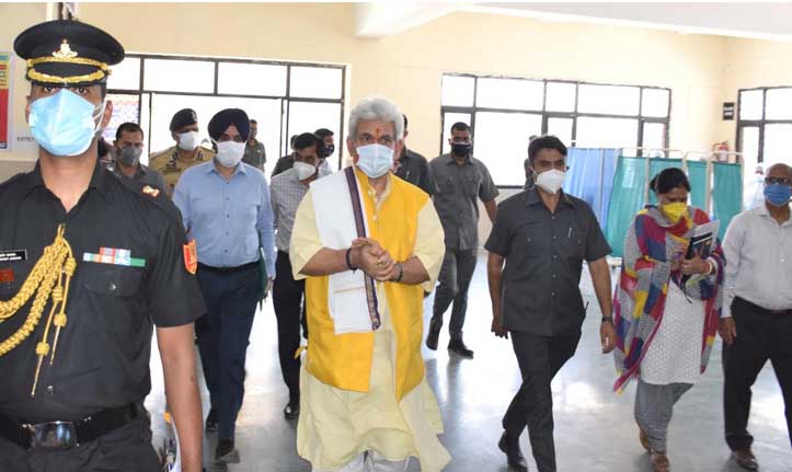 Lt Governor reviews Covid situation in Rajouri, Poonch & Reasi