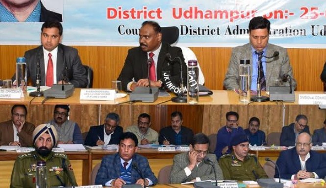 Lt Governor reviews developmental Scenario at Udhampur