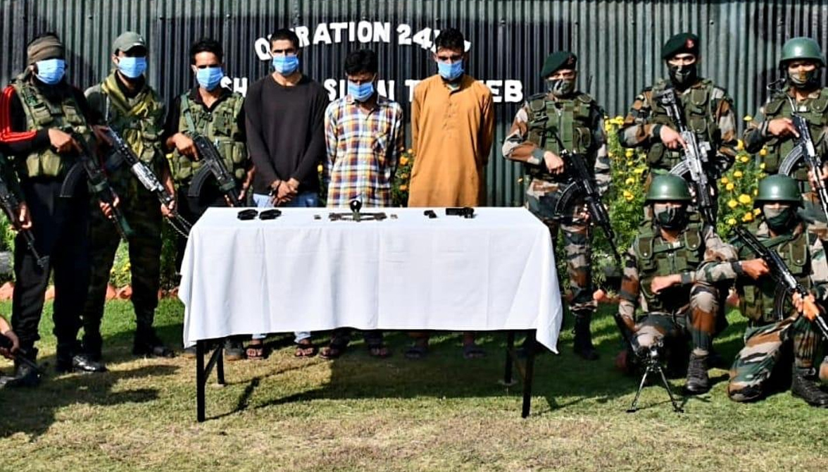 3 over ground workers of terrorists arrested in J&K