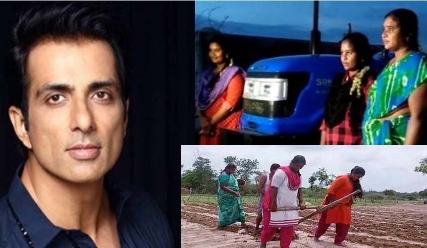Sonu Sood delivers on his tractor promise made to Chittoor girls found ploughing