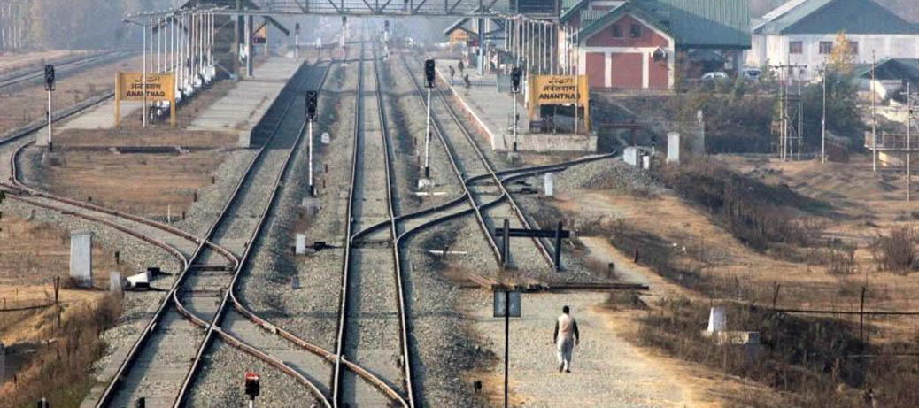Train services suspended across Kashmir