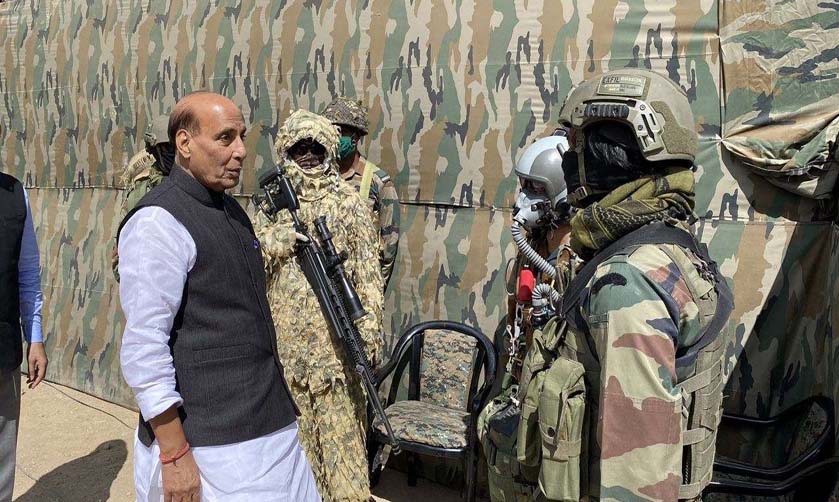 Defence Minister Rajnath Singh to visit Amarnath Temple today
