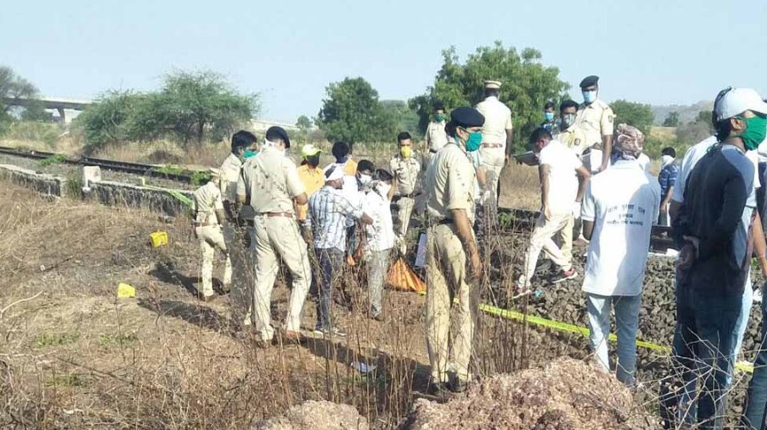 Goods train runs over Madhya Pradesh labourers in Maharashtra, 16 dead