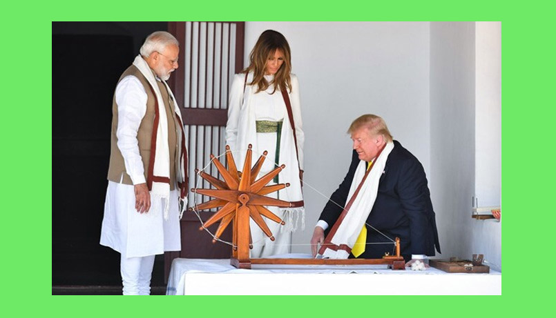 President Trump begins his address with 'Namaste', says America loves India, America respects India