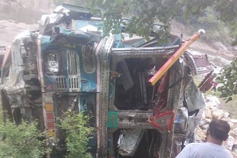 Two die as truck turns turtle at JK's Ramban 