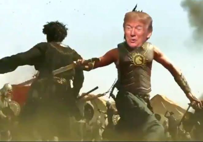 Ahead of India's visit, Trump shares his 'Bahubali' video 