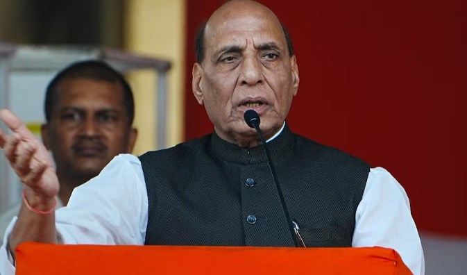 Armed forces ready to give befitting reply if anyone casts evil eye on India: Rajnath Singh