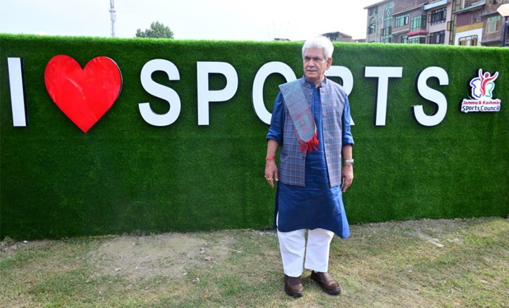 Massive expansion of sports infrastructure is taking place in J&K: LG Sinha