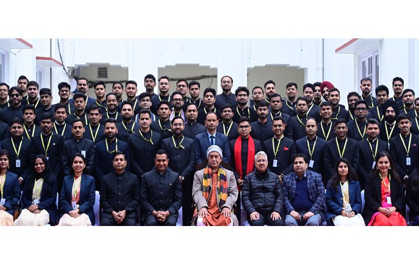 Lieutenant Governor interacts with Indian Railway Management Service (IRMS) Officer Trainees
