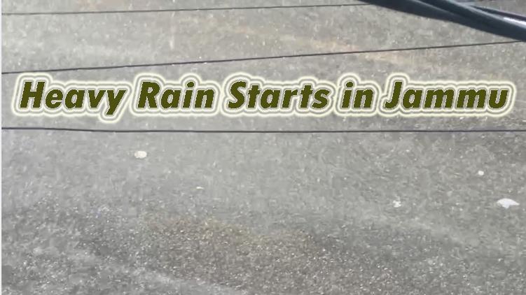 Heavy #rain Started In #jammu