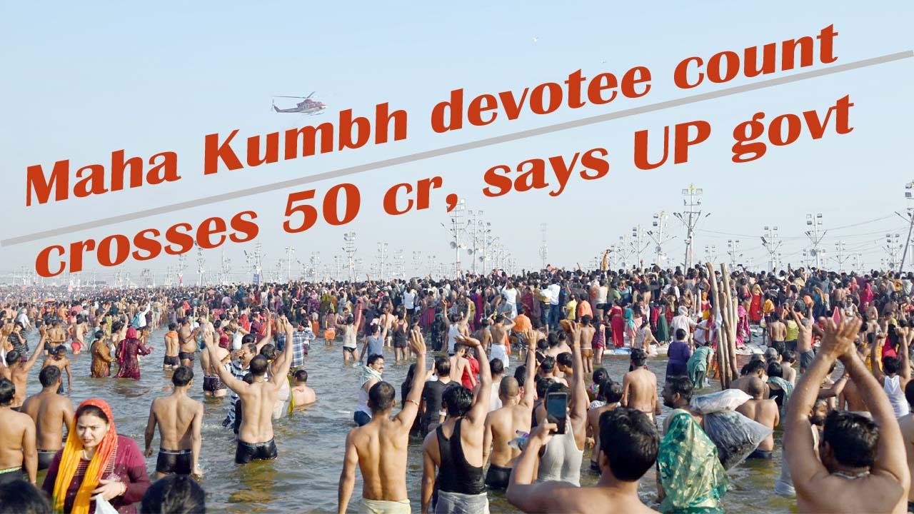 Maha Kumbh devotee count crosses 50 cr, says UP govt