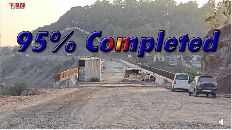 Rajouri : 250-meter long Bathuni Bridge, constructed by BRO, is 95% complete — a major boost to smooth and fast connectivity coming soon.