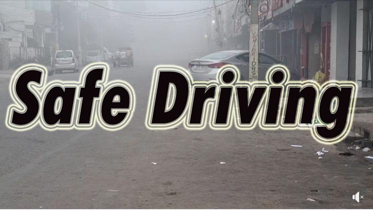 #jammu ki सड़कों par आज संभल कर चलें चारों ओर धुँध #winter #fog #monday