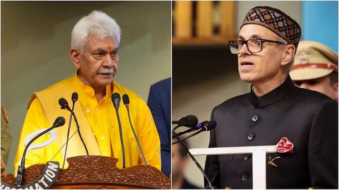 J&K LG finds business rules 'contrary to J&K Act', sends file back to CM Omar Abdullah