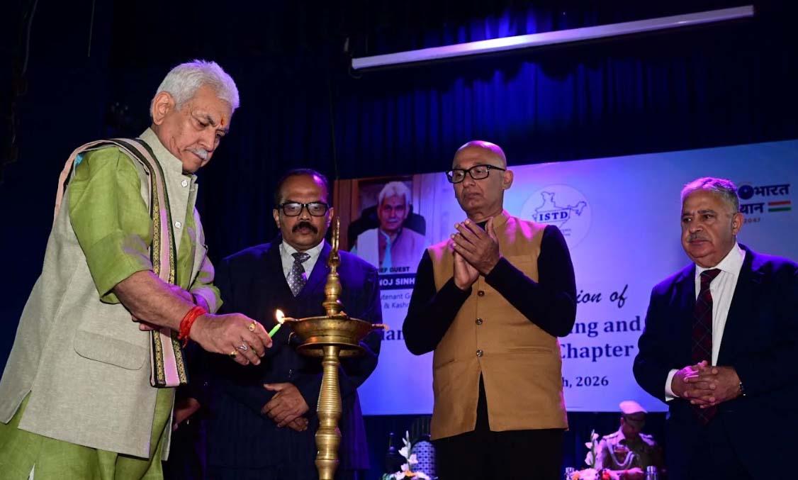 Lieutenant Governor inaugurated Indian Society for Training & Development's Jammu Chapter