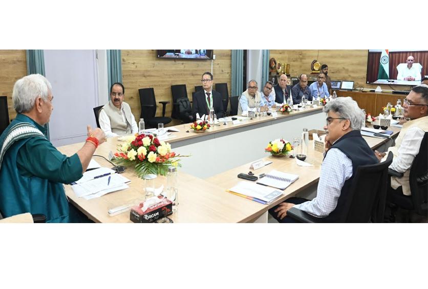 LG chairs high level meeting to discuss SKUAST-Jammu & IFPRI Collaboration for Agricultural Transformation in J&K