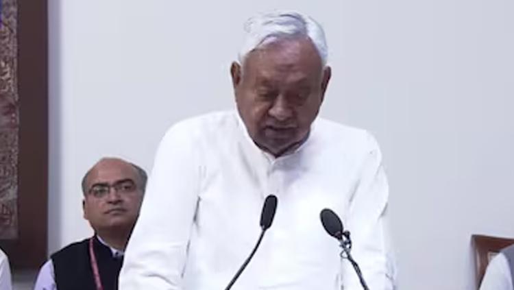 Bihar Chief Minister Nitish Kumar takes oath as Rajya Sabha member