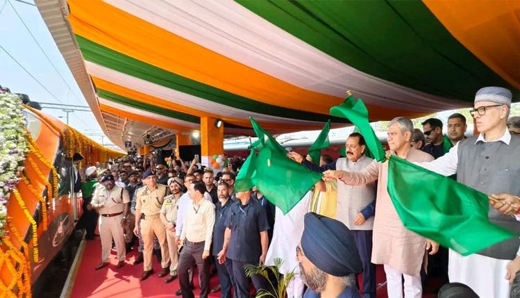 Ashwini Vaishnaw flags off Jammu-Srinagar Vande Bharat, services from May 2