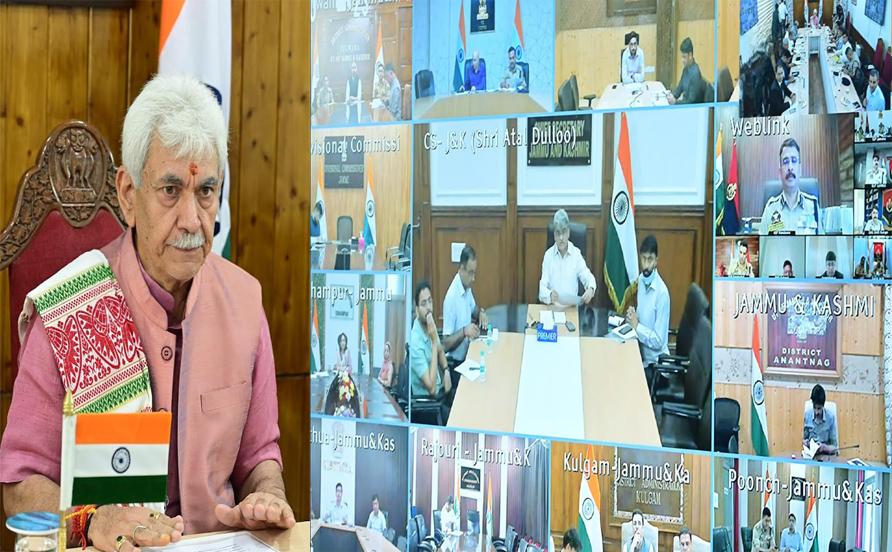 Lieutenant Governor reviews final preparations for Shri Amarnath Ji Yatra
