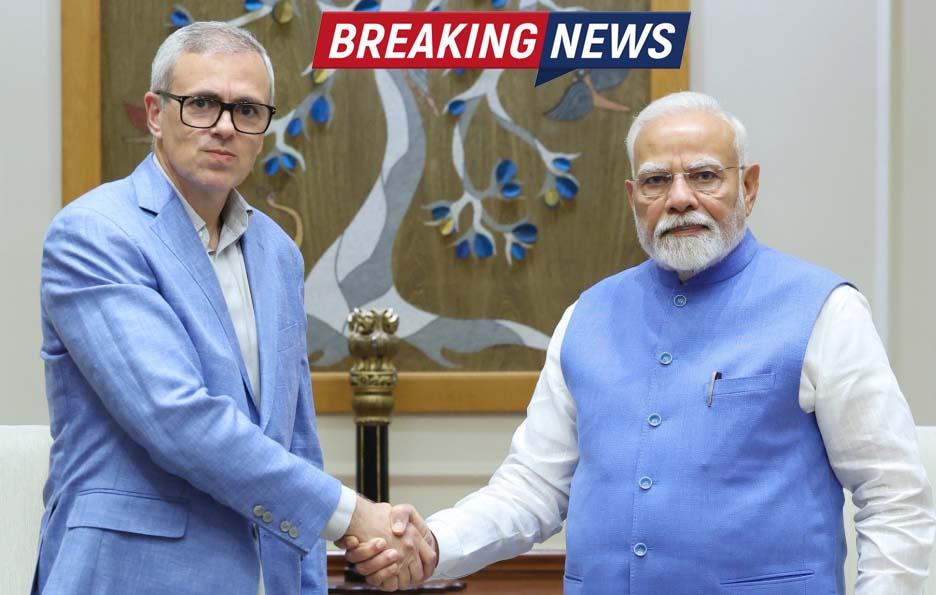 Omar Abdullah calls on PM Modi in Delhi, discusses situation in Jammu and Kashmir