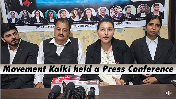 Movement Kalki held a Press Conference to highlights the alarming rise in antrocities against women