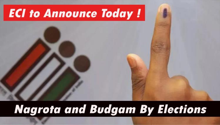 ECI to Announce Schedule for #Budgam, #Nagrota Bye-Elections Today