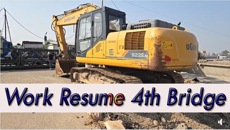 #breaking Work Resume on #jammutawi Fourth Bridge ; #darbarmove