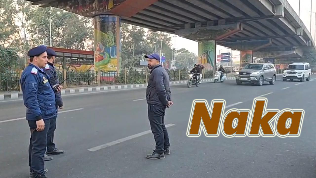 #jammu Traffic Police in Action Mode #vikramchowk