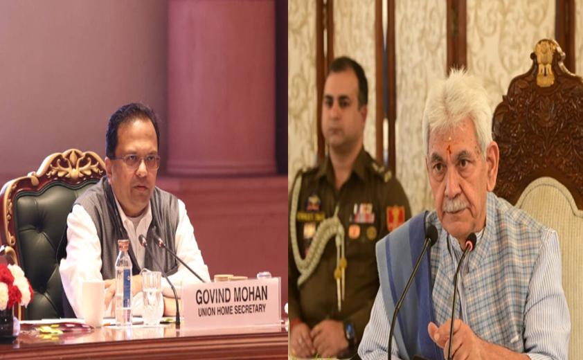 Union Home Secretary holds meeting with J&K LG on security situation