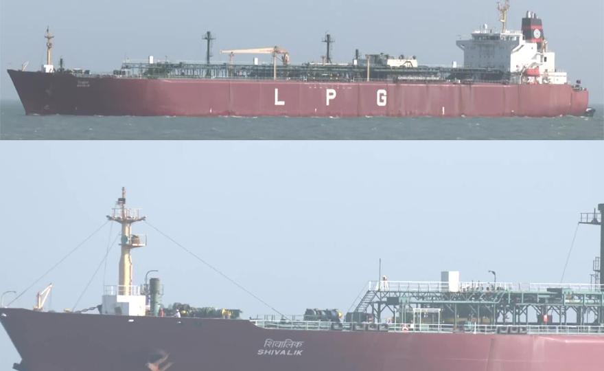 Gujarat: LPG tanker Shivalik, which crossed the Strait of Hormuz, arrives at the Mundra Port