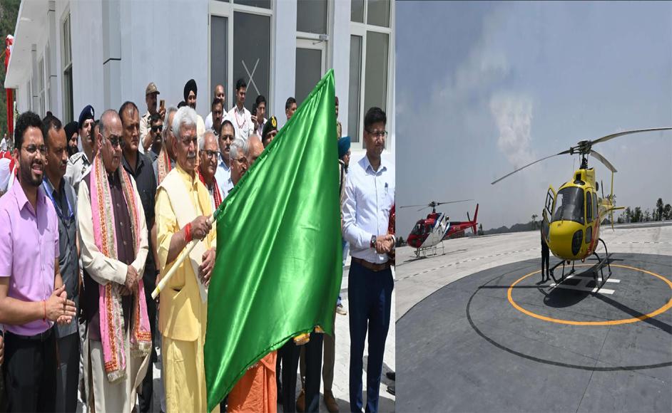 Lieutenant Governor Inaugurates State-of-the-Art Shri Mata Vaishno Devi Helipad at Village Hutt, Katra