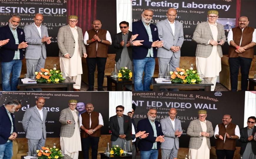 Craftsmen true ambassadors of J&K’s cultural heritage: CM Omar Abdullah