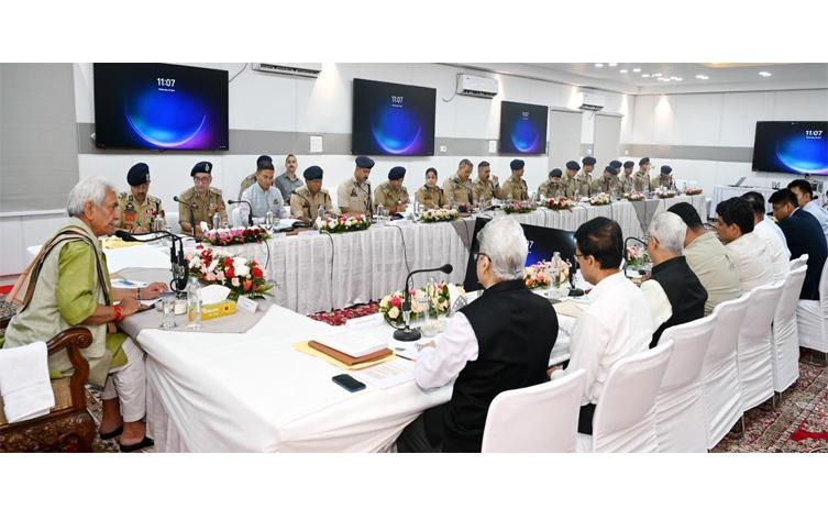 Lieutenant Governor chairs meeting with DCs, SSPs of Jammu Division