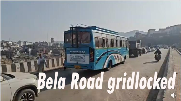 Bela Road gridlocked again — where are the concerned authorities?