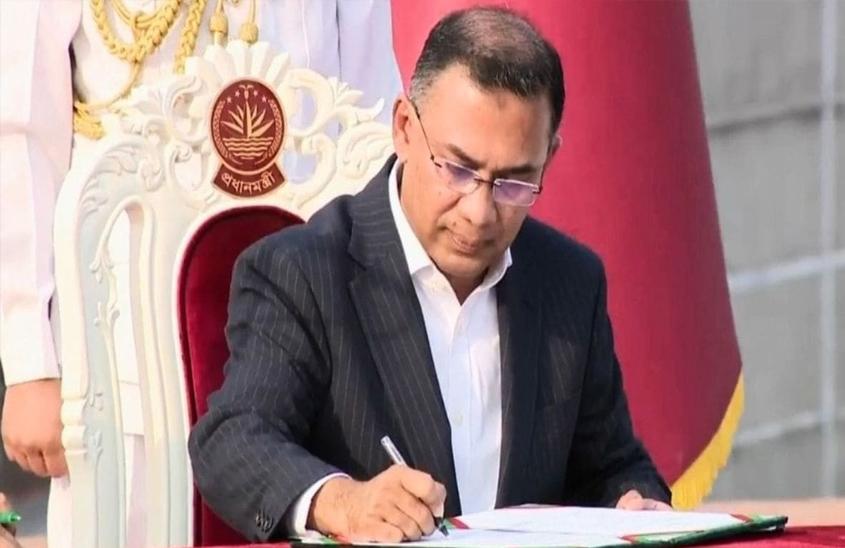 Tarique Rahman sworn in as PM of Bangladesh