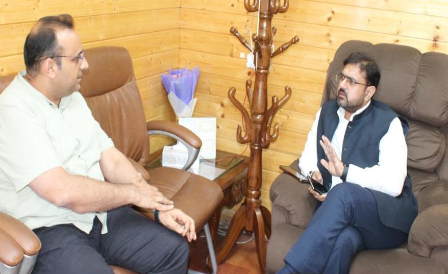 Satish Sharma reviews availability of Food Stocks and LPG supplies amid flood situation in J&K