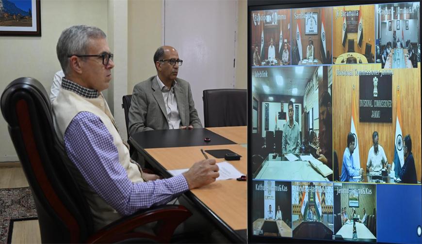 CM Omar Abdullah reviews situation in border districts amid cross-border shelling
