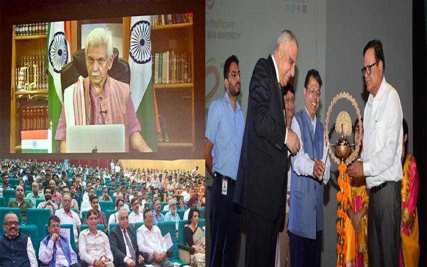 Lieutenant Governor delivers inaugural address at 22nd Foundation Day of Shri Mata Vaishno Devi University