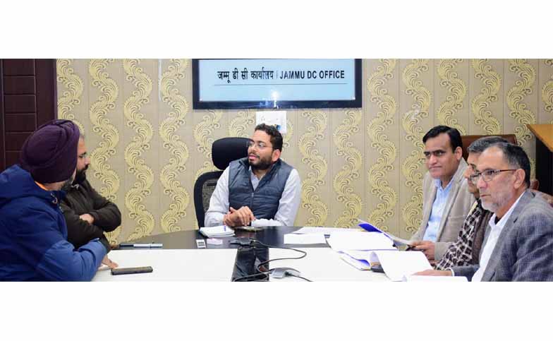 DC Jammu urges speedy completion of PMGSY roads  
