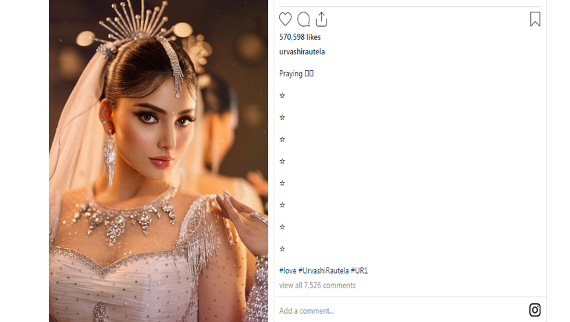 Urvashi Rautela shares cryptic post after Rishabh Pant meets with road accident