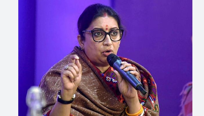   India is world’s 3rd largest ecosystem for startups with youth playing key role: Smriti irani
