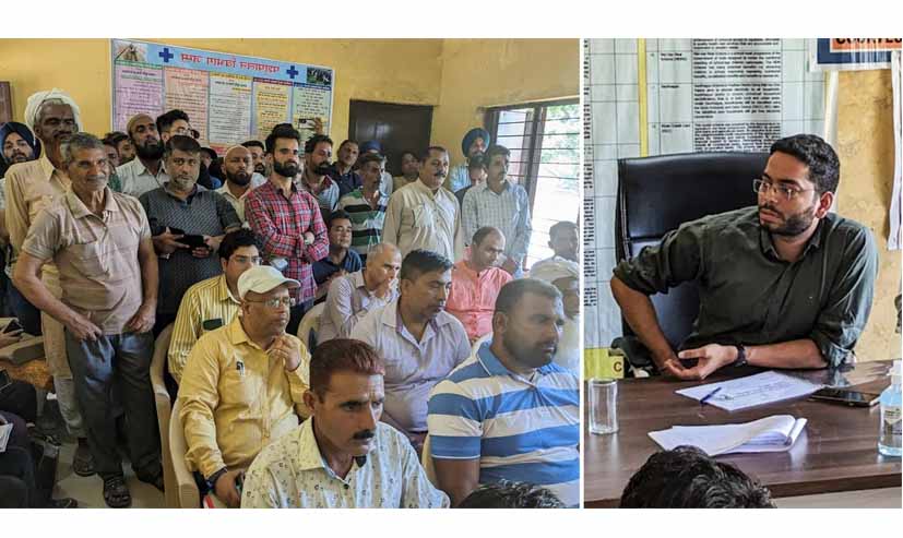 DC Jammu inspects developmental activities in Panchayat Garkhal being developed as Model Village
